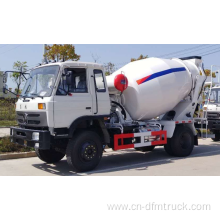 6m3 concrete mixer truck with 4X2 truck chassis